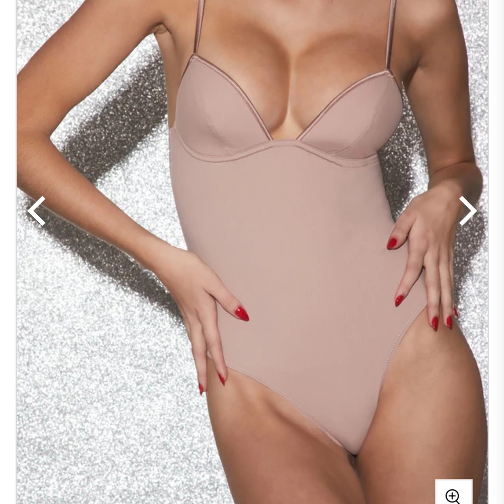 Fleur Du Mal Nude Bodysuit